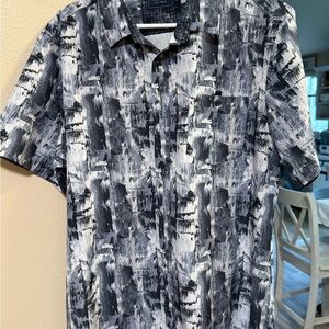 7 Diamonds Monochrome Abstract Shirt